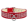 thumbnail image 1 of Faux Snake Skin Collar #73 Size 14 Red, 1 of 2
