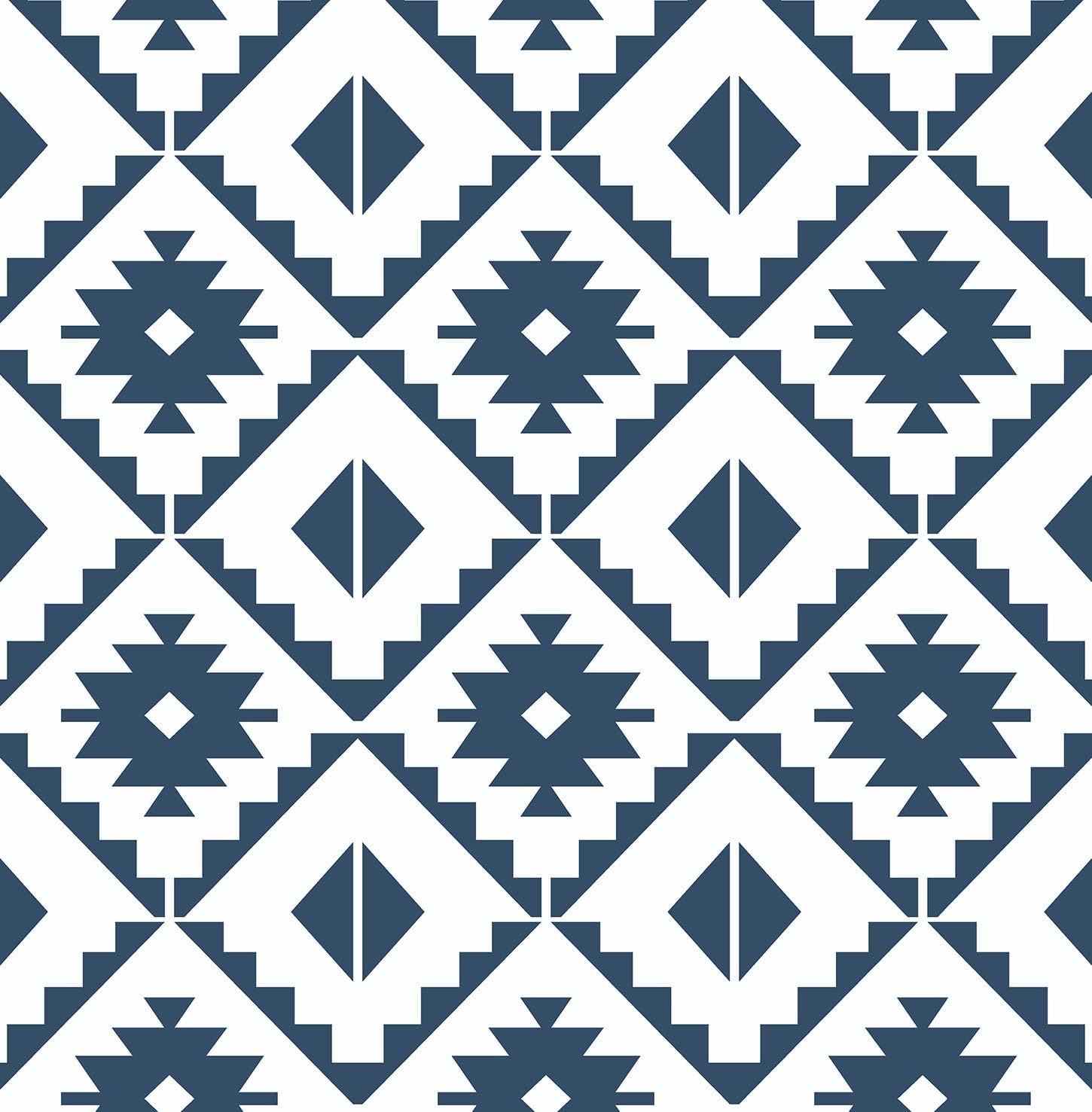 Faux Southwest Tile Peel ad Stick Wallpaper