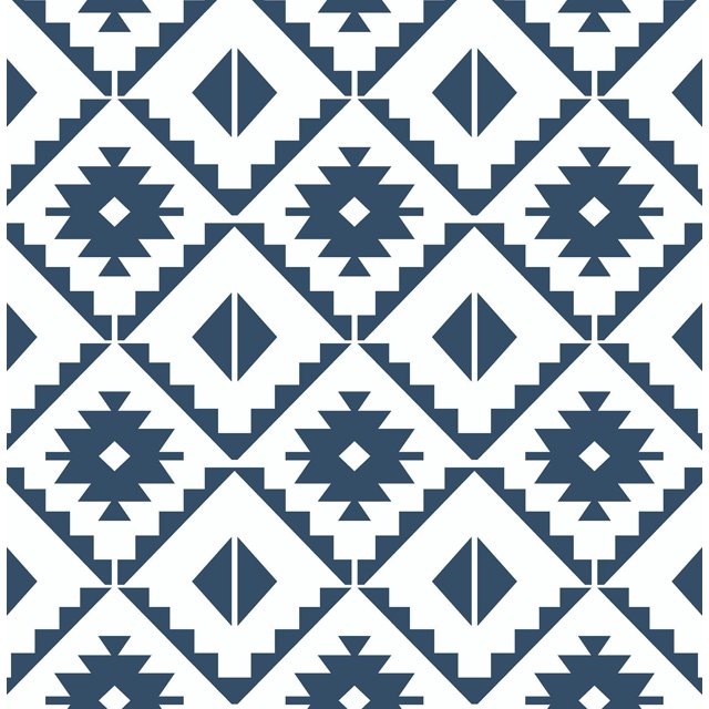 Faux Southwest Tile Peel ad Stick Wallpaper