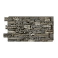 thumbnail image 1 of Faux Stacked Stone 3D Textured Wall Panel | Sedona | 48''L x 24''H x 2''D | 1 Panel | Warm Pewter, 1 of 6