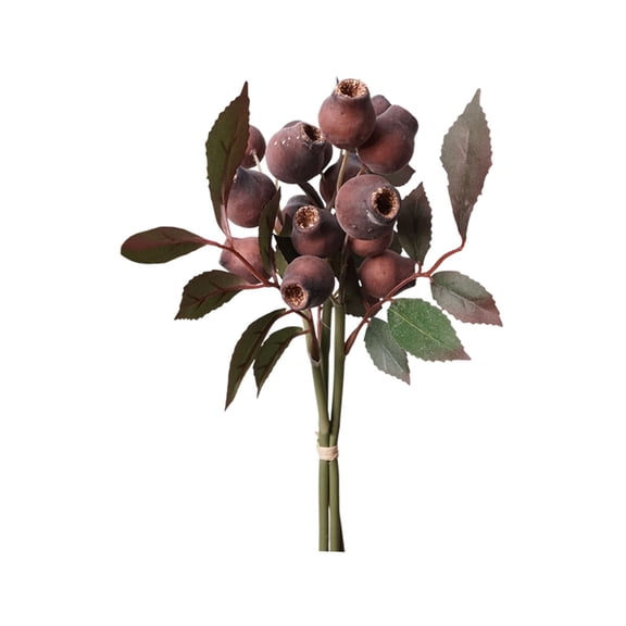 Faux Stem 3-Piece Set, Vintage Faux Seed Pod Design For Home Decor, Decorative Branch For Vase And Centerpiece,D - 30Cm