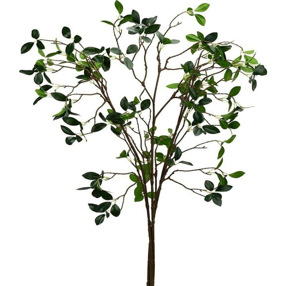 Faux Stems Artificial Branches for Vase Artificial Stems Artificial Greenery Stems Faux Green Stems Artificial Eucalytus Branches Fake Stems(3 Branch, 42"/Each Branch)