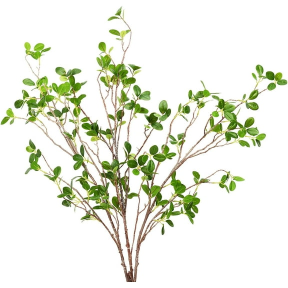 Faux Stems Artificial Branches for Vase Faux Branches Greenery Plant Stems for Vase Fake Tree Branches (3 Branches, 43.5inch/Branches)