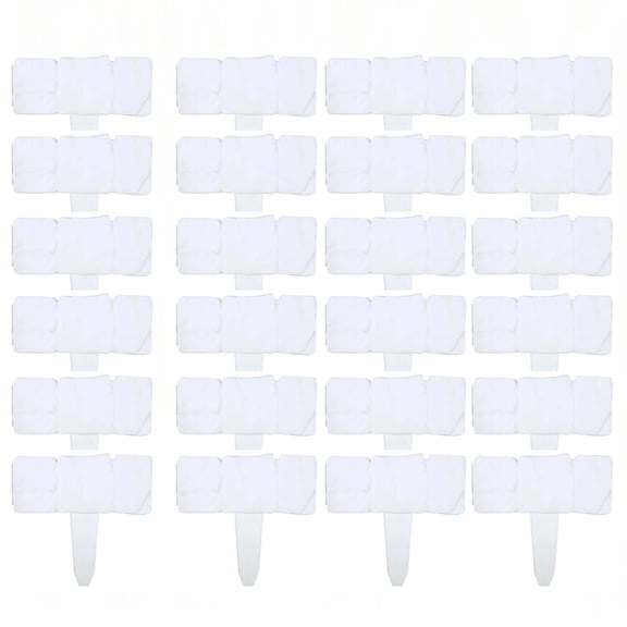 Faux Stone Garden Edging Border, 24PCS Faux Stone Edging with Easy Installation, Artificial Stone Plastic Landscape Edging Border for Yard, Lawn, and Flower Bed