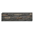 thumbnail image 1 of Faux Stone Wall Panel-Iron Gray 90 Degree Outside Corner Panel r, 1 of 6