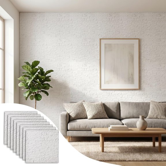 Faux Stone Wall Panels, 8 count Flexible Wainscoting Panel