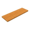 thumbnail image 1 of Faux Suede Bench Cushion, Digitally Printed Grunge Texture, Standard Size Foam Pad with Decorative Fabric Cover for Kitchen Bedroom Indoors & Outdoors, Orange, 45" x 15" x 2", by Ambesonne, 1 of 3