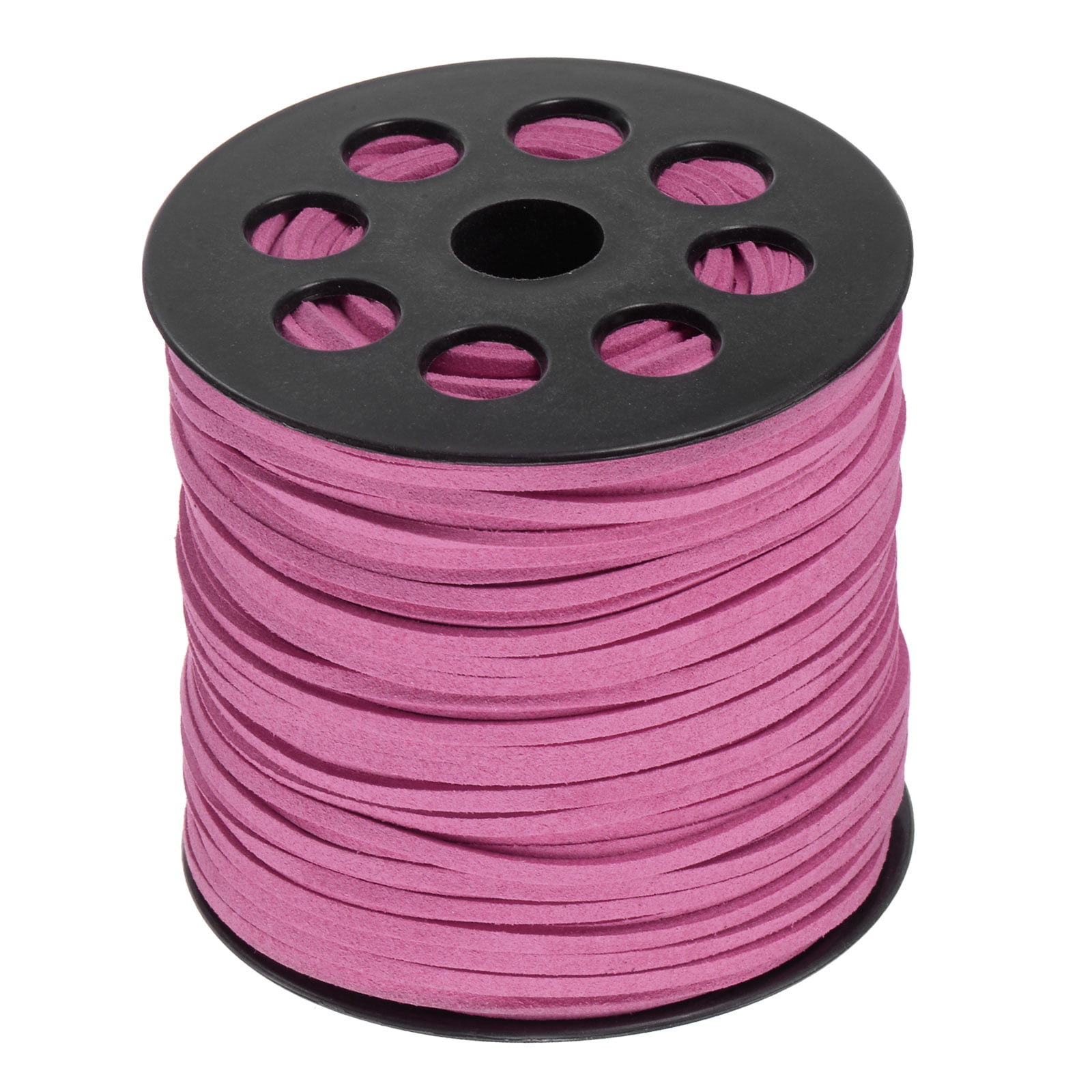Faux Suede Cord 2.4mm Microfiber Beading Thread 100 Yards/90M Crafting  String for DIY, Charm Pink