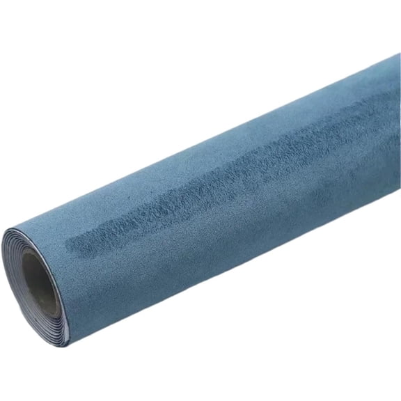 Faux Suede Fabric Self-Adhesive Suede Fabric Faux Leather for Car Interior and Furniture Repair for Sewing Crafts(Light Blue,20x30cm)