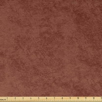 Faux Suede Fabric by the Yard Digitally Printed Distressed Texture, Fabric for DIY Projects Indoor Outdoor Decoration Upholstery Home Textile, 2 Yard, Pale Cinnamon , by Ambesonne
