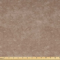 Faux Suede Fabric by the Yard Digitally Printed Grunge Texture, Durable and Washable Fabric for DIY Projects Indoor Outdoor Upholstery Home Textile, 2 Yard, Pale Camel, by Ambesonne
