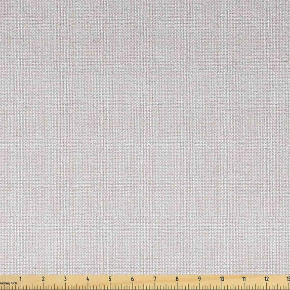 Faux Suede Fabric by the Yard Digitally Printed Home Texture, Durable and Washable Fabric for DIY Projects Indoor Outdoor Upholstery Decorative, 2 Yard, Ivory, by Ambesonne