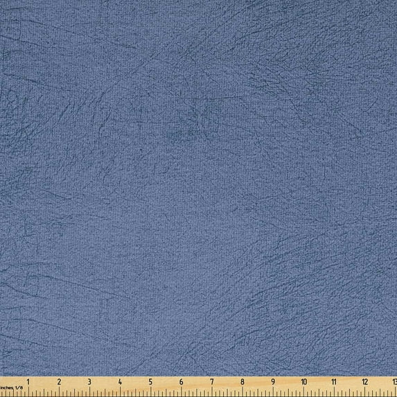 Faux Suede Fabric by the Yard Digitally Printed Weathered Texture, Durable and Washable Fabric for DIY Projects Indoor Outdoor Upholstery Home Textile, 10 Yard, Lavender Blue , by Ambesonne