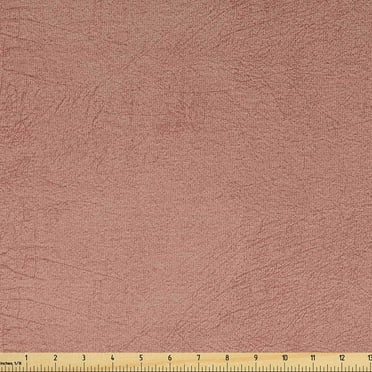 Faux Suede Fabric by the Yard Digitally Printed Weathered Texture, Durable and Washable Fabric for DIY Projects Indoor Outdoor Upholstery Home Textile, 3 Yard, Dark Peach, by Ambesonne