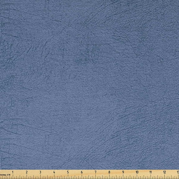 Faux Suede Fabric by the Yard Digitally Printed Weathered Texture, Durable and Washable Fabric for DIY Projects Indoor Outdoor Upholstery Home Textile, 5 Yard, Lavender Blue , by Ambesonne