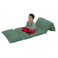 thumbnail image 1 of Faux Suede Floor Pillow Lounger Cover, Digitally Printed Weathered Texture, Nap Mat Printed Fabric Case for 5 Pillows Unstuffed Gaming Reading TV Couch Pale Green, 88" x 36", Seafoam, by Ambesonne, 1 of 4