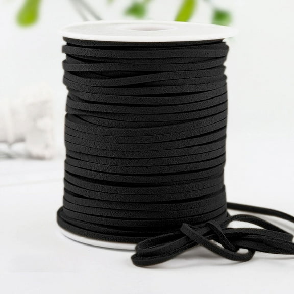 Faux Suede Leather Cord,2.5mm 50 Yards Thin Leather String for Jewelry Making, Gift Wrap,Leather Lace