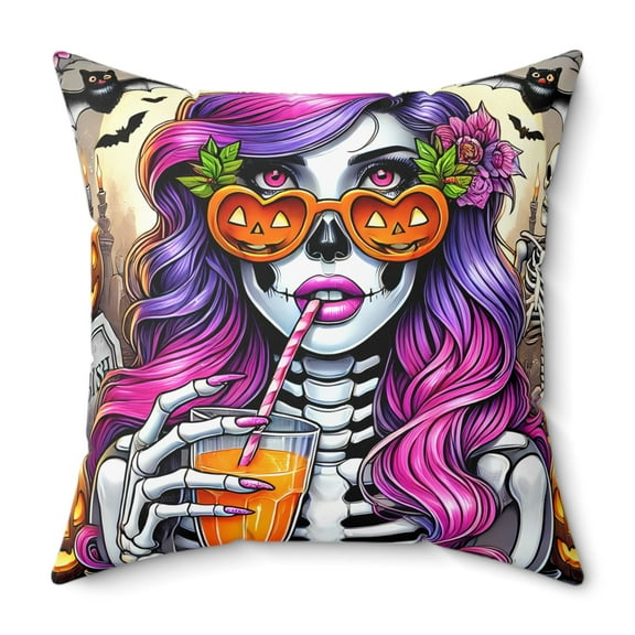 Faux Suede Square Pillow