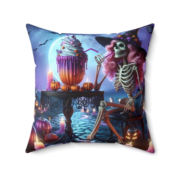 Faux Suede Square Pillow