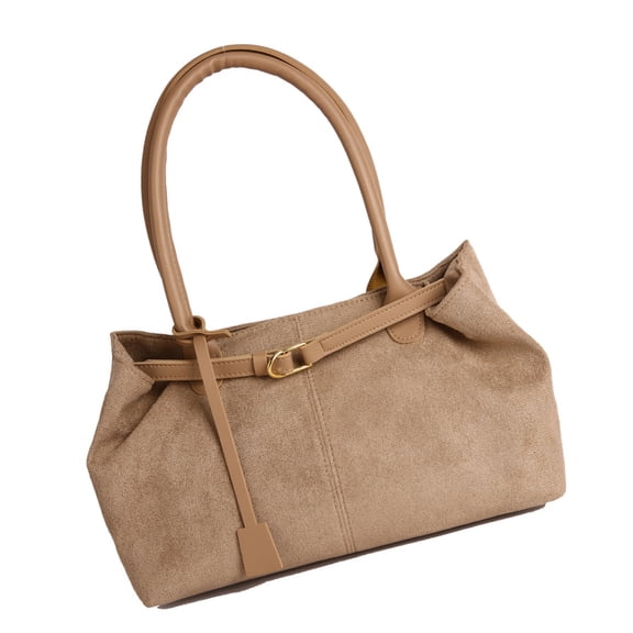 Faux Suedes Purses Women's Shoulder Bags Retro Soft Hobos Bag Trendy Toted Handbags for Work Everyday Travel