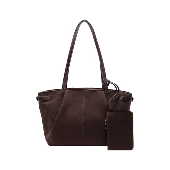 Faux Suedes Toted Bag Small Purses and Handbags for Women Stylish Shoulder Bags Ladies Top Handle Satchel Purses