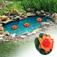 Faux Tulips,Cm Flowers Artificial 10 L^otus Of Plants Pond Rose Flower