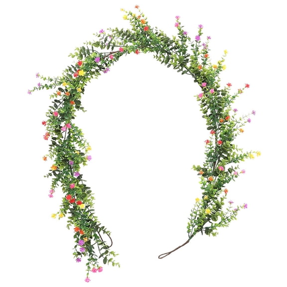 Vine String Elegant Flowering 180cm Length Durable Lightweight Metallic Accents Home Decor Weddings Parties Door Wall Railing Shelf Drape