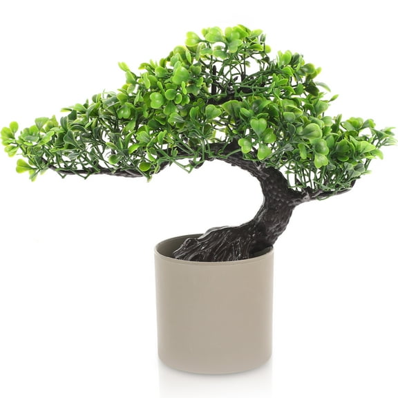 Faux Welcome Pine Tree Artificial Potted Pine Tree Bonsai Decor Party Ornament