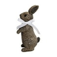 thumbnail image 1 of Faux Wicker Bunny Decor, Rattan-Style Resin Rabbit Figurine, Farmhouse Easter Centerpiece for Table, Shelf & Spring Home Styling F, 1 of 4
