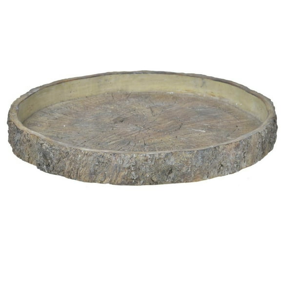 Faux Wood Cement Plate, Extra Large