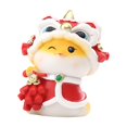 thumbnail image 1 of yotijay Cute Snake Statue Cartoon Snake Sculpture Collectibles Housewarming Gift Artwork Holding Pendant, 1 of 9