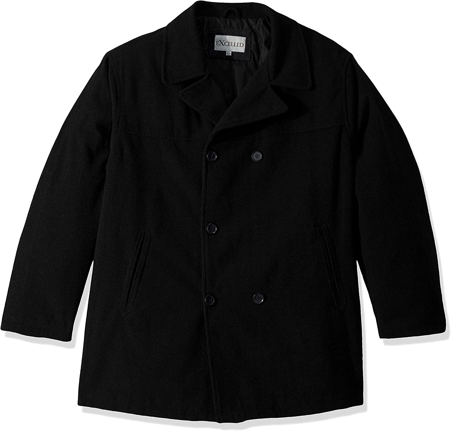 Faux Wool Peacoat