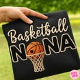 thumbnail image 1 of Faux Yarn Basketball Nana : Crochet Game Day Sublimation Design, Realistic Knitting Tshirt All Size S-5XL, 1 of 5