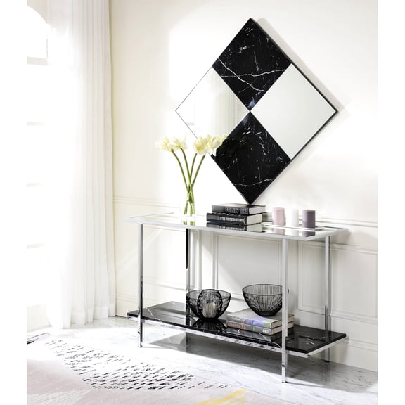 Faux marble shelf for luxury / Used in various indoor areas / Provides stylish storage and display