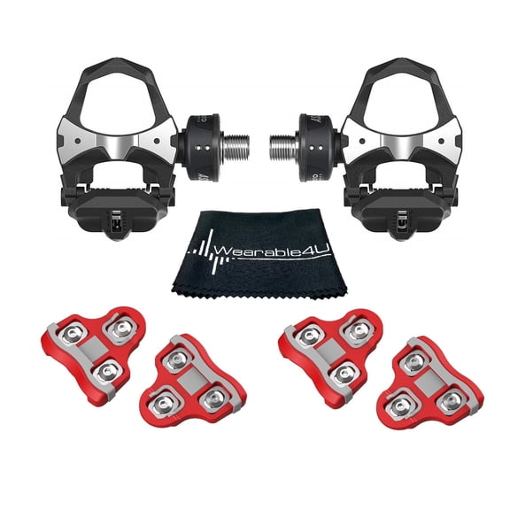 Favero Assioma Duo Pedal Based Cycling Power Meter with Extra Cleats and Cleaning Cloth