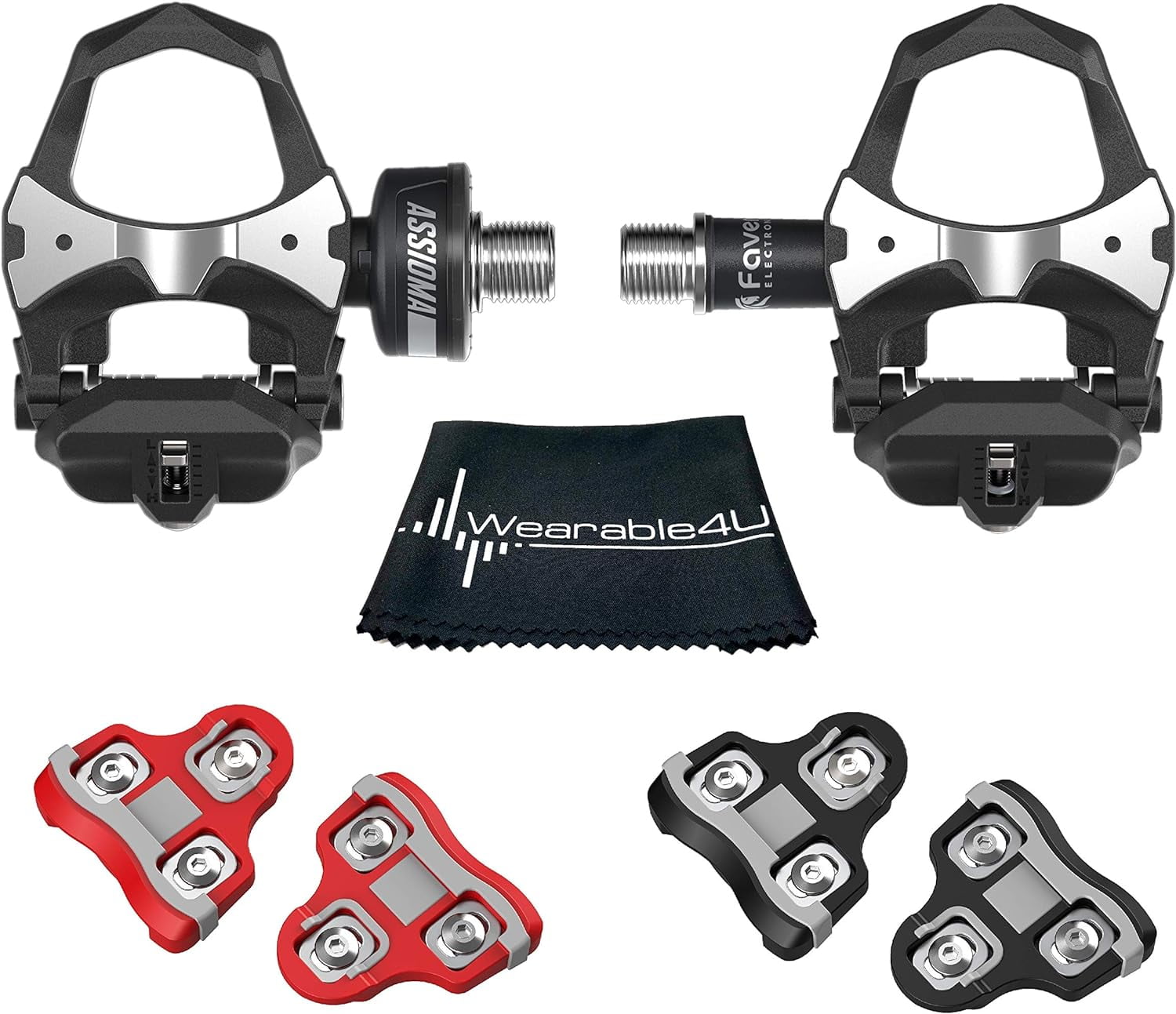 Favero Assioma Uno Pedal Based Cycling Power Meter with Extra Cleats