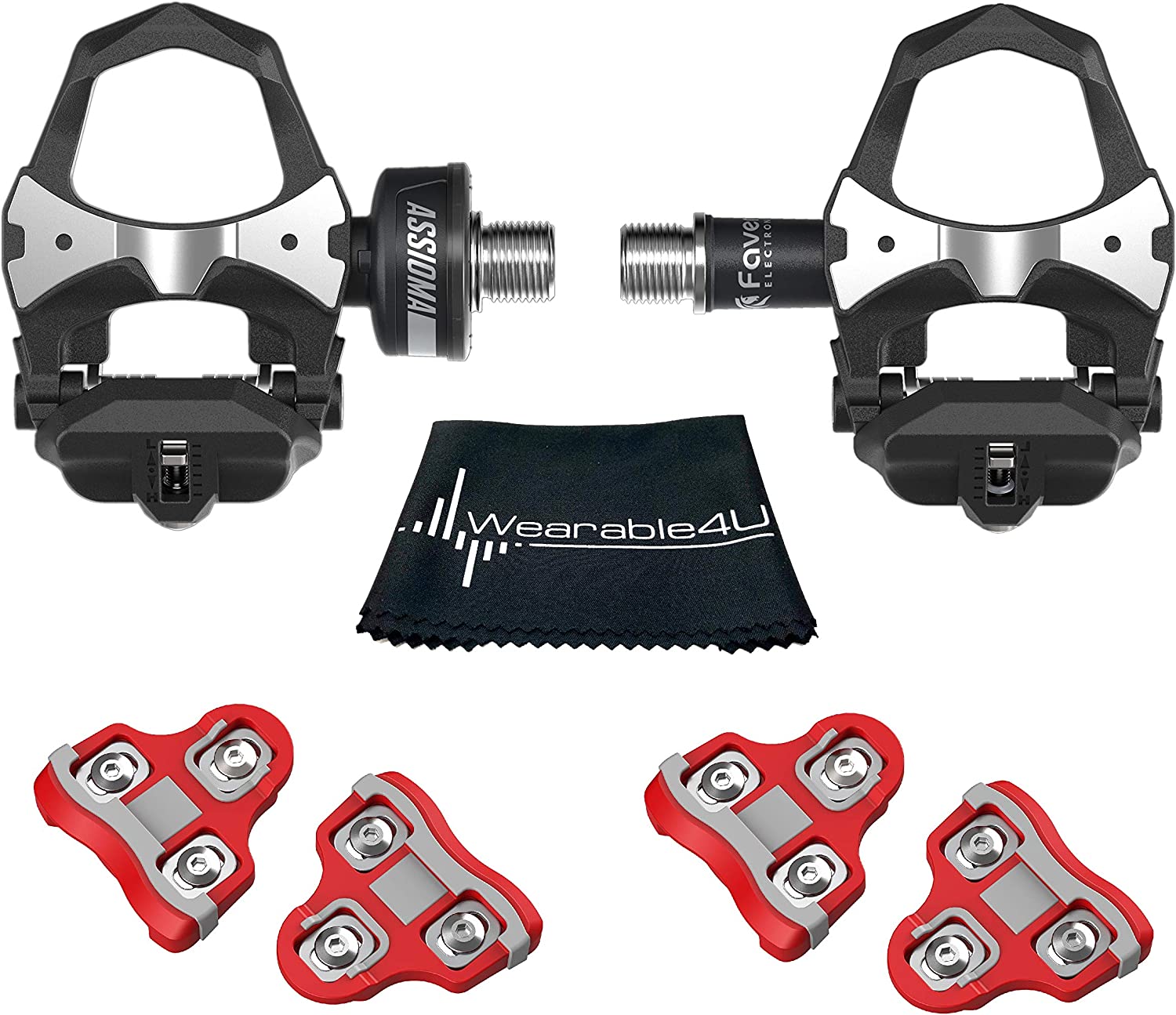 Favero Assioma Uno Pedal Based Cycling Power Meter with Extra Cleats