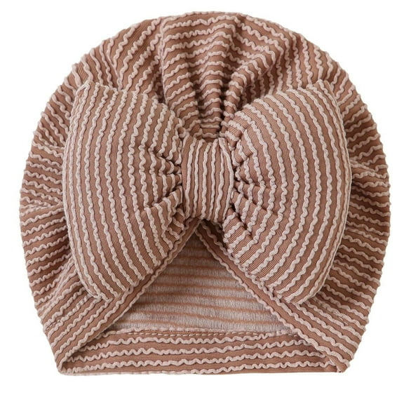 Favoffer Baby Turban Hats Turban Bun Knot Baby Infant Beanie Baby Girl Soft Cute Toddler Cap for Boys Girls Fall Winter 0-2Y