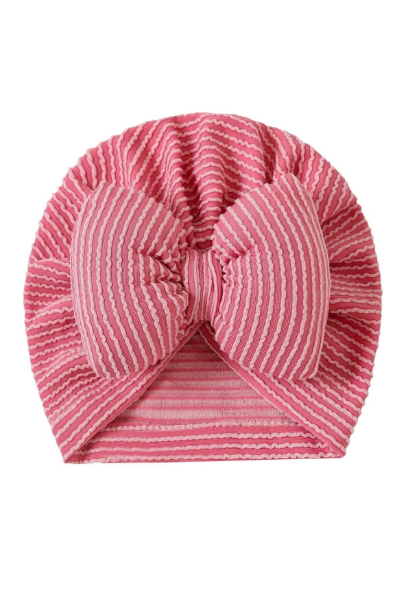 Baby Turban Hats Turban Bun Knot Baby Infant Beanie Baby Girl Soft Cute Toddler Cap for Boys Girls Fall Winter 0-2Y