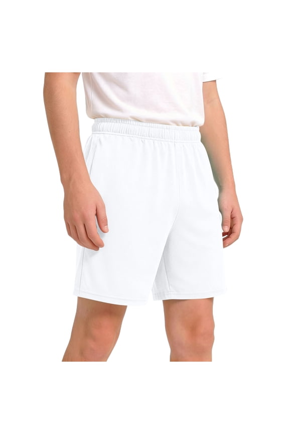 Boys Athletic Shorts Quick Dry Breathable Training Solid Color Summer Running Soccer Shorts for 3-14Y Kids Youth Boys