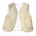 thumbnail image 1 of Favoffer Boys Girls Clothes Fleece-Lined Sleeveless Vest Thickened Solid Outerwear Cotton Warm Winter Coat for Sports Outdoor Trips Kid to Teen 3-14Y, 1 of 9