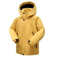 thumbnail image 1 of Favoffer Boys Hooded Zip-Up Parka Mid-Length Waterproof Coat Girls Winter Kids Windproof Jackets Hood Warm Outerwear Daily Travel Outdoor Sports 7-17Y, 1 of 4