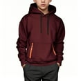 thumbnail image 1 of Favoffer Boys' Winter Fleece-Lined Hoodie Pocket Casual Loose-Fit Long Sleeve Hooded Sweatshirt with Zipper Detail Holiday Gatherings Photoshoots Daily Toddler Teen 4-15Y, 1 of 3