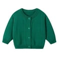 thumbnail image 1 of Favoffer Fall/Winter Toddler Kids Solid Open-Knit Cardigan - Play,Lounge,Family,Outdoor 3M-6Y, 1 of 6