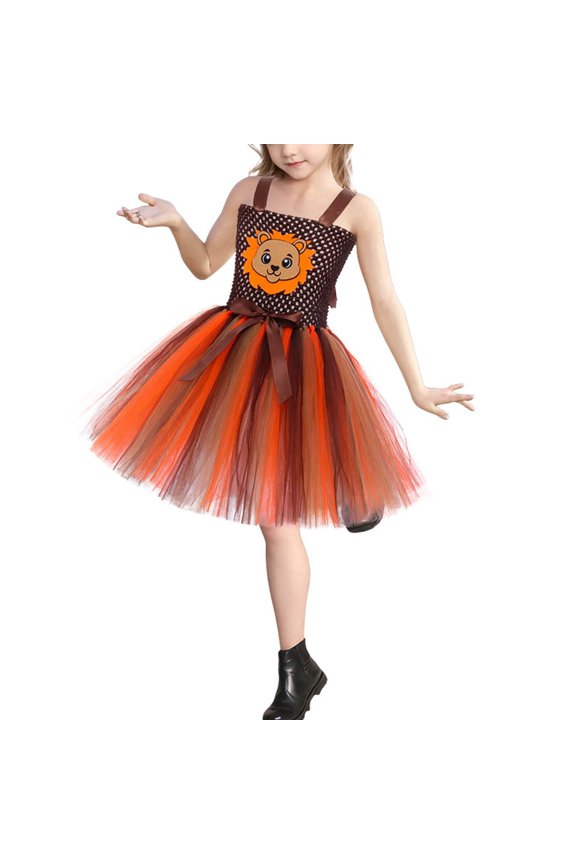 Girl Princess Dress Cake Smash Birthday Tutu Dress with Flower Print, Wedge, Hairband & Staff for Cake Smash Photo Shoot Party 3-12Y