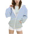thumbnail image 1 of Favoffer Girls Gradient Graphic Hooded Sweatshirt for Lounging Home Play MovieNight, Sizes 4-15, 1 of 4