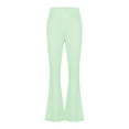 thumbnail image 1 of Favoffer Girls Multicolor High Waisted Pocketed Stretchy Flare Leggings, Dance Yoga Full Length, Kids Soft Pants for Gymnastics/Playtime/Outdoor, 5-15Y ( Dancer- Athlete ), 1 of 7