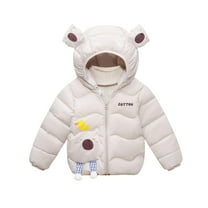 Favoffer Girls Puffer Coat Hooded Essentials Boys and Toddlers' Cartoon Warm Winter Jacket Lightweight Water-Resistant 1-6Y