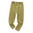 thumbnail image 1 of Favoffer Kids Thermal Cotton Pants Elastic Waist Temperature-Sensing Warm Leggings Girl Boy Warm Sweatpants for Fall Winter Outdoor Home Play 3-13Y, 1 of 8