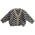 thumbnail image 1 of Favoffer Spring Kids' Knit Cardigan Long Sleeve Versatile Sweater Jacket Boys Girls Coat for Daily Gatherings Toddler 3-9Y, 1 of 9